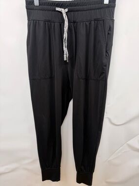 Varley Black Joggers with Contrast Drawstring